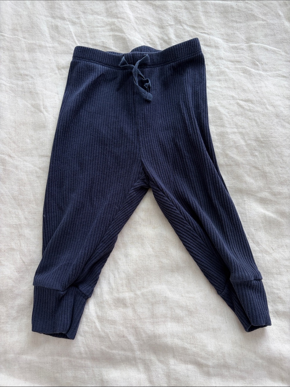 GAP Navy Ribbed Pull-On Leggings